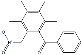 3,4,5,6-Tetramethyl-2-(nitromethyl)benzophenone Structure
