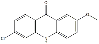 6-Chloro-2-methoxyacridin-9(10H)-one 구조식 이미지