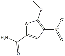 2-Methoxy-3-nitrothiophene-5-carboxamide Structure