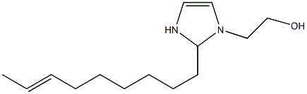 2-(7-Nonenyl)-4-imidazoline-1-ethanol 구조식 이미지