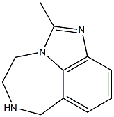 4,5,6,7-Tetrahydro-2-methylimidazo[4,5,1-jk][1,4]benzodiazepine 구조식 이미지