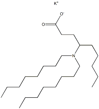 4-(Dioctylamino)nonanoic acid potassium salt 구조식 이미지