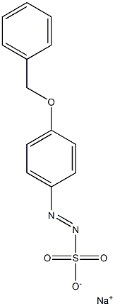 p-(Benzyloxy)benzenediazosulfonic acid sodium salt 구조식 이미지