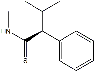 [S,(+)]-N,3-Dimethyl-2-phenylthiobutyramide 구조식 이미지