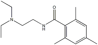 N-[2-(Diethylamino)ethyl]-2,4,6-trimethylbenzamide 구조식 이미지