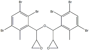 2,3,5-Tribromo-6-methylphenylglycidyl ether Structure