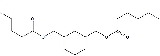 1,3-Cyclohexanedimethanol dihexanoate Structure