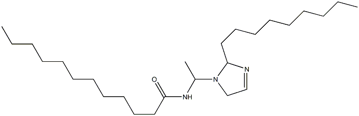 1-(1-Lauroylaminoethyl)-2-nonyl-3-imidazoline 구조식 이미지