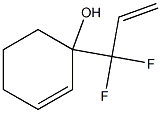 1-(1,1-Difluoro-2-propenyl)-2-cyclohexen-1-ol Structure