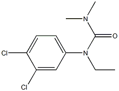 1-(3,4-Dichlorophenyl)-1-ethyl-3,3-dimethylurea 구조식 이미지