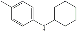 N-(1-Cyclohexen-1-yl)-4-methylaniline 구조식 이미지