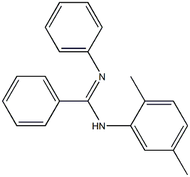 N2-Phenyl-N1-(2,5-dimethylphenyl),benzamidine Structure