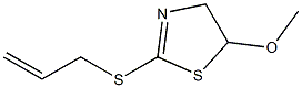 5-Methoxy-2-[2-propenylthio]-2-thiazoline Structure