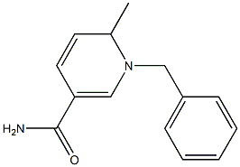 1-Benzyl-1,6-dihydro-6-methylpyridine-3-carboxamide 구조식 이미지