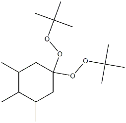 3,4,5-Trimethyl-1,1-bis(tert-butylperoxy)cyclohexane Structure