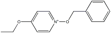 1-Benzyloxy-4-ethoxypyridinium Structure