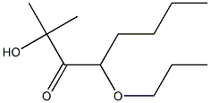 4-Propoxy-2-hydroxy-2-methyl-3-octanone Structure