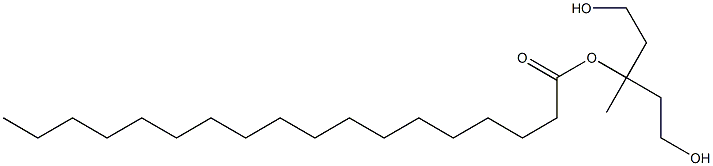 Stearic acid 3-hydroxy-1-(2-hydroxyethyl)-1-methylpropyl ester 구조식 이미지