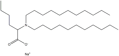 2-(Diundecylamino)hexanoic acid sodium salt 구조식 이미지
