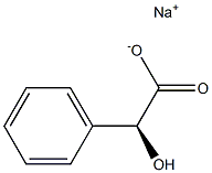 (2S)-2-Hydroxy-2-phenylacetic acid sodium salt 구조식 이미지