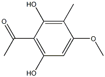 2',6'-Dihydroxy-4'-methoxy-3'-methylacetophenone Structure