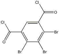 4,5,6-Tribromoisophthalic acid dichloride Structure