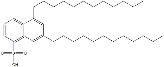 5,7-Didodecyl-1-naphthalenesulfonic acid Structure