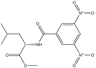 N-(3,5-Dinitrobenzoyl)leucine methyl ester 구조식 이미지