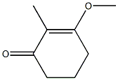 2-Methyl-3-methoxy-2-cyclohexen-1-one 구조식 이미지