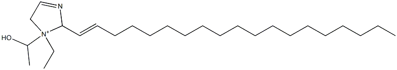 1-Ethyl-1-(1-hydroxyethyl)-2-(1-nonadecenyl)-3-imidazoline-1-ium Structure