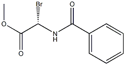 N-Benzoyl-2-bromoglycine methyl ester Structure