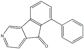 6-Phenyl-5H-indeno[1,2-c]pyridin-5-one Structure