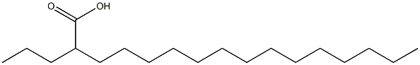 2-Propylhexadecanoic acid 구조식 이미지