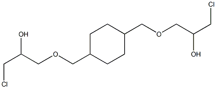 1,1'-[1,4-Cyclohexylenebis(methylene)bis(oxy)]bis(3-chloro-2-propanol) 구조식 이미지