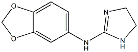 N-(1,3-Benzodioxol-5-yl)-4,5-dihydro-1H-imidazol-2-amine Structure