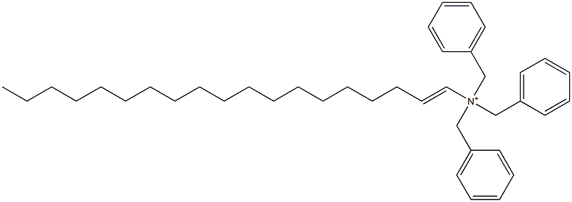 (1-Nonadecenyl)tribenzylaminium 구조식 이미지