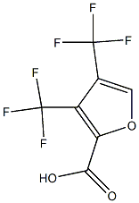 3,4-Bis(trifluoromethyl)furan-2-carboxylic acid Structure