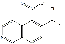 5-Nitro-6-dichloromethylisoquinoline Structure