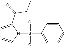 1-(Phenylsulfonyl)-2-propionyl-1H-pyrrole Structure