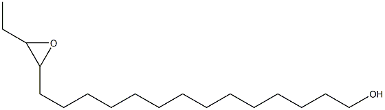 15,16-Epoxy-1-octadecanol 구조식 이미지