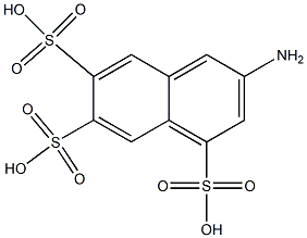 3-Amino-1,6,7-naphthalenetrisulfonic acid Structure