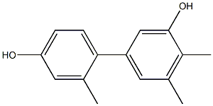 2',4,5-Trimethyl-1,1'-biphenyl-3,4'-diol 구조식 이미지