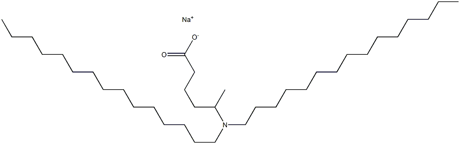 5-(Dipentadecylamino)hexanoic acid sodium salt Structure