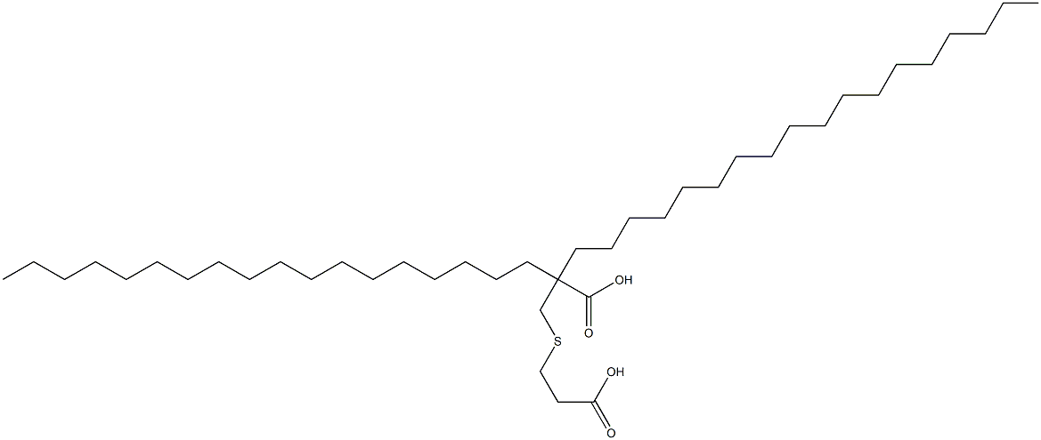 2,2-Dioctadecyl[3,3'-thiodipropionic acid] 구조식 이미지