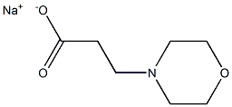 3-Morpholinopropionic acid sodium salt 구조식 이미지