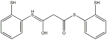 Methanedicarbothioic acid S,S'-bis(2-mercaptophenyl) ester Structure