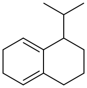 1,2,3,4,6,7-Hexahydro-1-isopropylnaphthalene 구조식 이미지