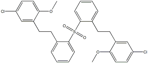 [2-(5-Chloro-2-methoxyphenyl)ethyl]phenyl sulfone 구조식 이미지