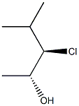 (2R,3R)-3-Chloro-4-methyl-2-pentanol 구조식 이미지