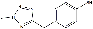 4-[(2-Methyl-2H-tetrazol-5-yl)methyl]benzenethiol 구조식 이미지